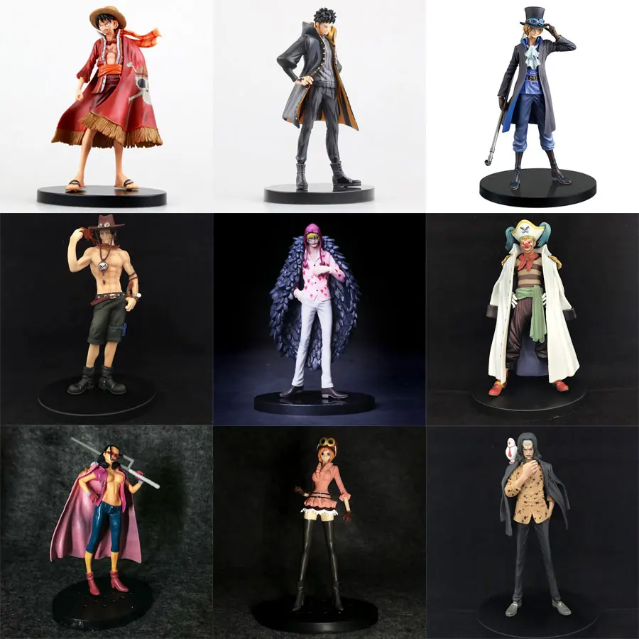 Hot Anime One Piece The Grandline Men 15th Edition Monkey D Luffy Ace Zoro Sanji Sabo Lucci Kid PVC action figure Model 18cm
Hot Anime One Piece The Grandline Men 15th Edition Monkey D Luffy Ace Zoro Sanji Sabo Lucci Kid PVC action figure Model 18cm