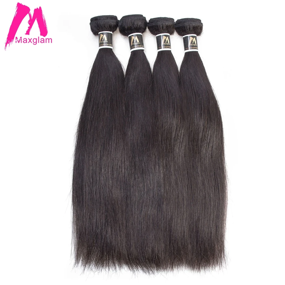 Maxglam Human Hair Bundles Straight Brazilian Hair Weave Bundles 4pc Remy Hair Extension Natural Color Free Shipping
Maxglam Human Hair Bundles Straight Brazilian Hair Weave Bundles 4pc Remy Hair Extension Natural Color Free Shipping