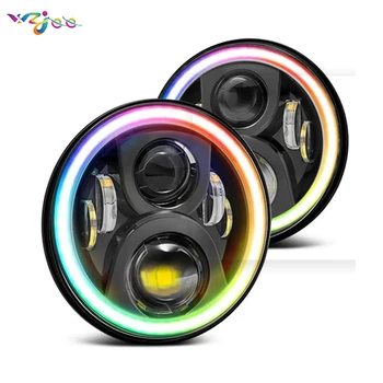 WZJOO For suzuki samurai 7" LED Headlights 7Inch H4 Headlamp White Halo&Amber Turn Signal eagle eye For Lada 4x4 urban Niva
WZJOO For suzuki samurai 7" LED Headlights 7Inch H4 Headlamp White Halo&Amber Turn Signal eagle eye For Lada 4x4 urban Niva