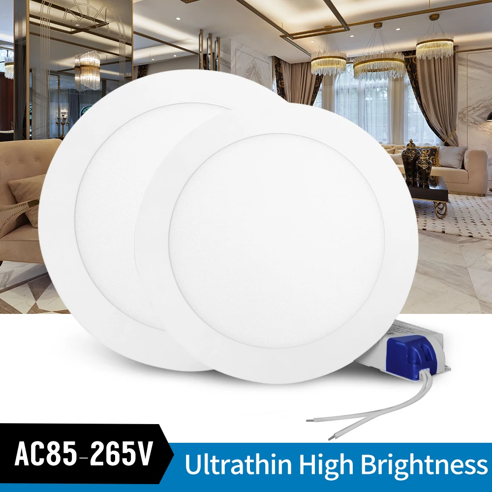 Ultrathin LED Downlight LED Round Panel Light 3W 6W 9W 12W 15W 18W Led Ceiling Recessed Grid Downlight Lamp Lighting 110V 220V
Ultrathin LED Downlight LED Round Panel Light 3W 6W 9W 12W 15W 18W Led Ceiling Recessed Grid Downlight Lamp Lighting 110V 220V