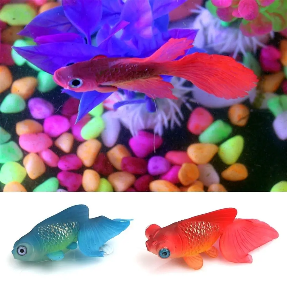 1Pcs Artificial Aquarium Decoration Glowing Effect Goldfish Fish Tank Ornament Effect Glowing Silicon Cute Toys High Quality
1Pcs Artificial Aquarium Decoration Glowing Effect Goldfish Fish Tank Ornament Effect Glowing Silicon Cute Toys High Quality