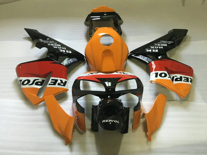 Набор обтекателей для мотоцикла HONDA CBR600RR F5 03 04 CBR 600RR 600 RR 2003 2004 ABS красные оранжевые