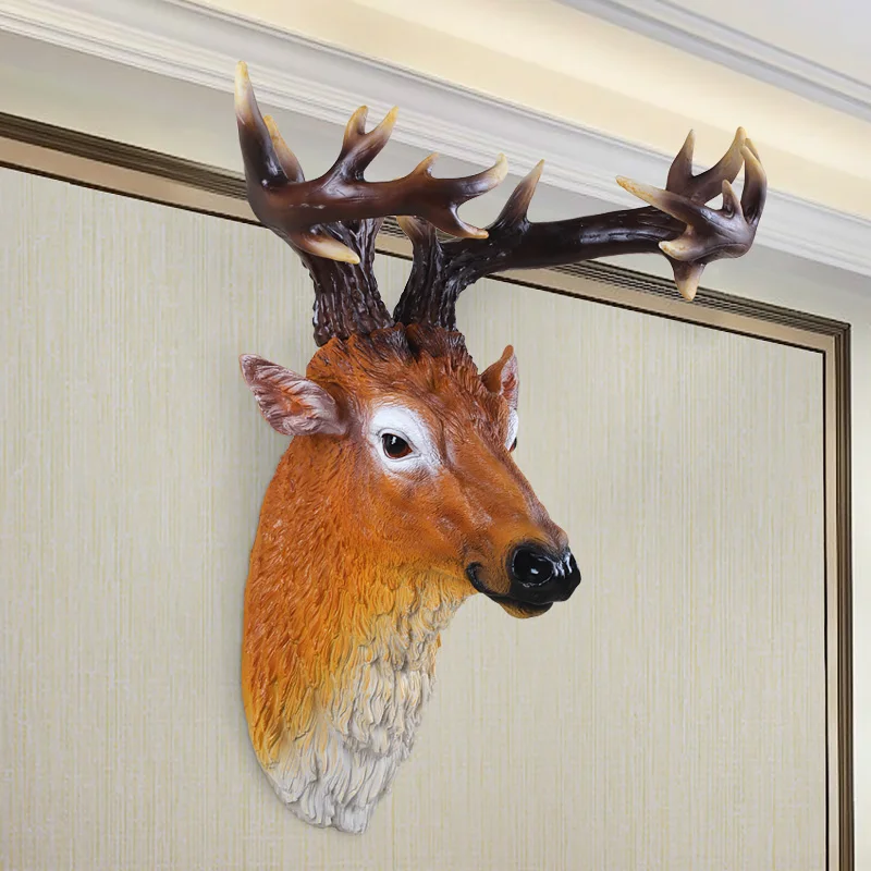 head Arts Crafts North European home creative living room, simulation animals, deer, wall pendants, shops, bars, wall decoration
head Arts Crafts North European home creative living room, simulation animals, deer, wall pendants, shops, bars, wall decoration