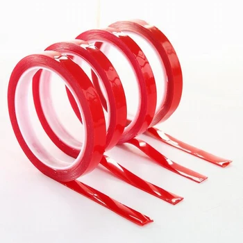 3mm/5MM/10MM*25M Strong Acrylic Adhesive PET Red Film Clear Double Side Tape No Trace For Phone Tablet LCD Screen Glass
3mm/5MM/10MM*25M Strong Acrylic Adhesive PET Red Film Clear Double Side Tape No Trace For Phone Tablet LCD Screen Glass