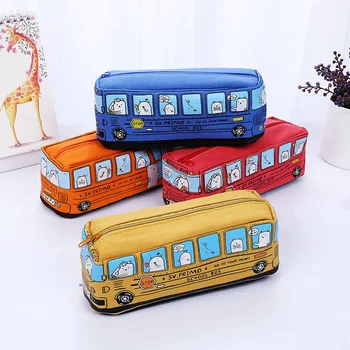 School Bus Cute school pen case fabric pencil bag etui a crayons cuir pencil pouch stifte tasche pencil case school bag pl 04972
School Bus Cute school pen case fabric pencil bag etui a crayons cuir pencil pouch stifte tasche pencil case school bag pl 04972