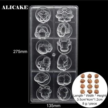 12 Constellation Plastic Candy Chocolate Form Baking Pastry Tools Molds Polycarbonate for Baker Dessert Party Bakeware Mould
12 Constellation Plastic Candy Chocolate Form Baking Pastry Tools Molds Polycarbonate for Baker Dessert Party Bakeware Mould