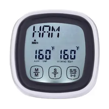 New Invention Tool Mini LCD Kitchen Timer Touchscreen Digital Meat Cooking Thermometer and Timer with with Probe Timing Alarm
New Invention Tool Mini LCD Kitchen Timer Touchscreen Digital Meat Cooking Thermometer and Timer with with Probe Timing Alarm