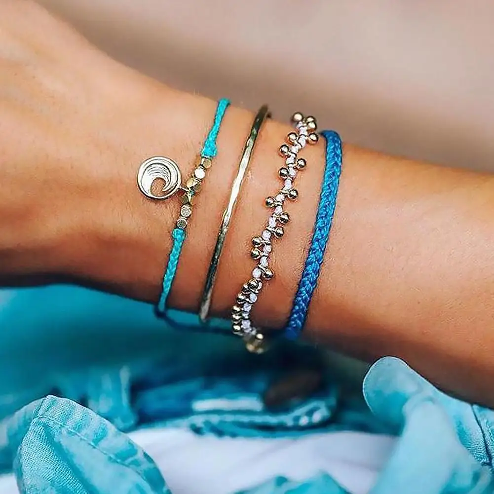 Women Fashion 4Pcs/Set Bohemia Bracelet Moon Round Ball Charm Bangle Jewelry Gift
Women Fashion 4Pcs/Set Bohemia Bracelet Moon Round Ball Charm Bangle Jewelry Gift