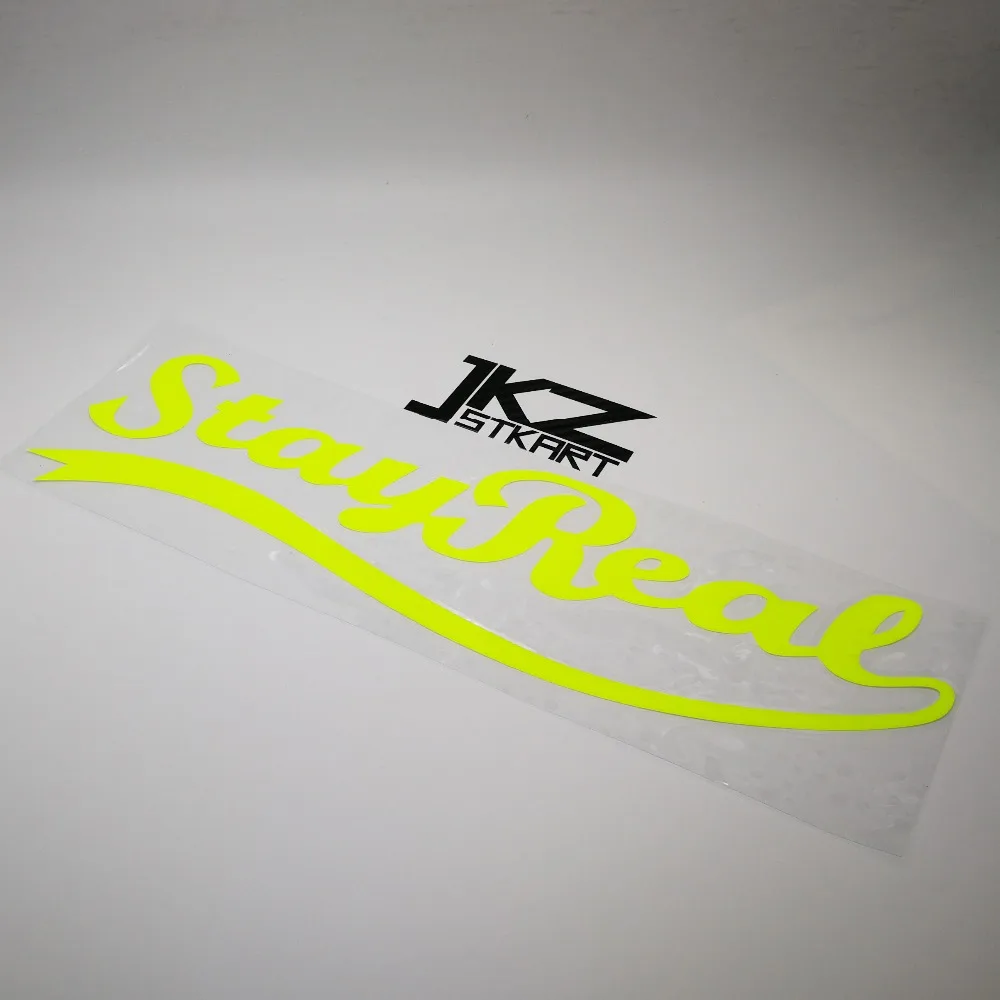 JKZ STKART Vinyl Die Cut Car Sticker Decal Stay Real 25 x 7 cm for Motor Bike Truck Helmet Decorated Stickers
JKZ STKART Vinyl Die Cut Car Sticker Decal Stay Real 25 x 7 cm for Motor Bike Truck Helmet Decorated Stickers