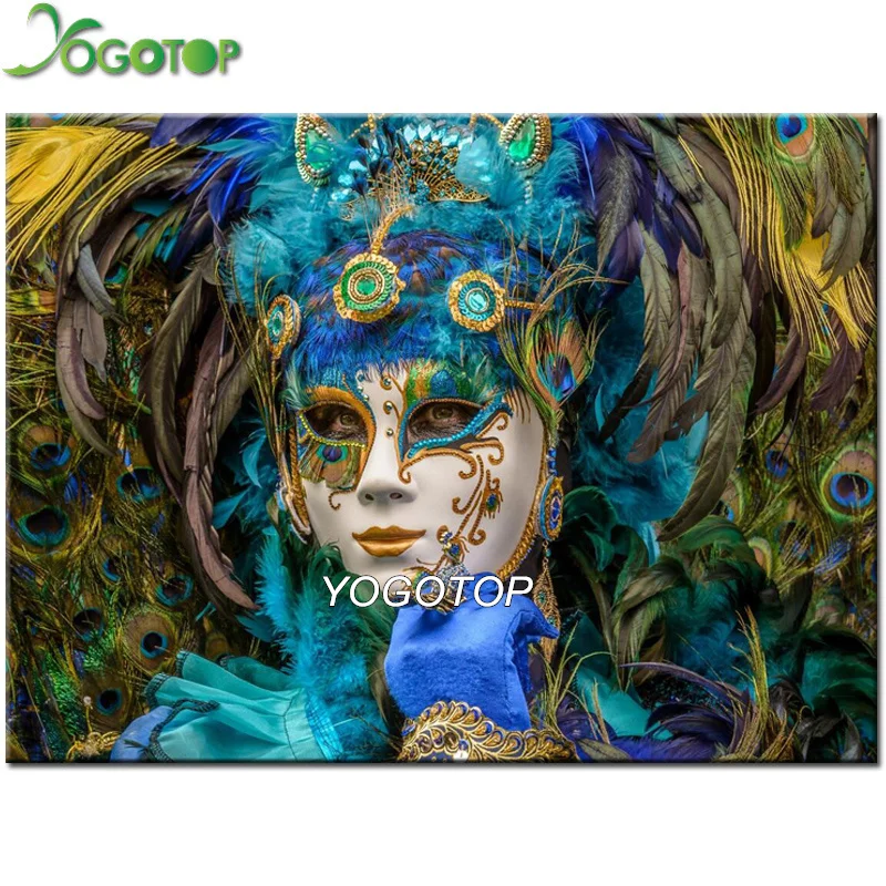 YOGOTOP 5D DIY Full Square/Round Rhinestone Diamond Painting Peacock mask woman Diamond Embroidery Cross Stitch Mosaic Art YY322
YOGOTOP 5D DIY Full Square/Round Rhinestone Diamond Painting Peacock mask woman Diamond Embroidery Cross Stitch Mosaic Art YY322