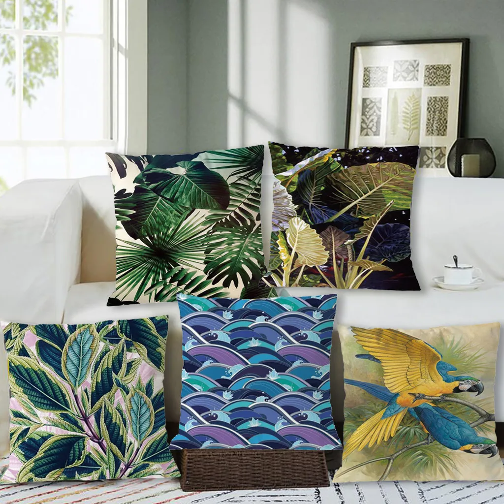 Cushion Cover Plant Floral Printed Flax European Style Mixed Pillowcases Kussenhoes Cojines Pillow Cover 45x45cm Pillow Case
Cushion Cover Plant Floral Printed Flax European Style Mixed Pillowcases Kussenhoes Cojines Pillow Cover 45x45cm Pillow Case