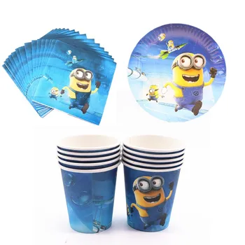 60pcs Minions Theme Kids Disposable Paper Cups Plates Napkins Birthday Party Decor Set Party Supplies Baby Shower For 20People
60pcs Minions Theme Kids Disposable Paper Cups Plates Napkins Birthday Party Decor Set Party Supplies Baby Shower For 20People