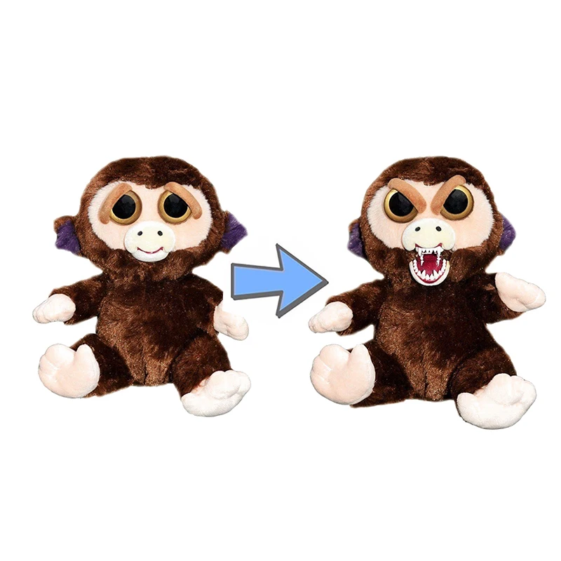 Feisty Pets Funny Change Face Plush Toys Animal Dolls Children Toys   For Girls  Prank Toy Christmas Gift Fast Shipping (3)