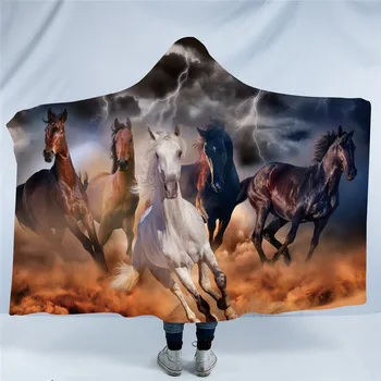 Horses Hooded Blanket 3D Dusty Lightning Printed Sherpa Fleece Microfiber Throw Blanket Animal Photography manta
Horses Hooded Blanket 3D Dusty Lightning Printed Sherpa Fleece Microfiber Throw Blanket Animal Photography manta