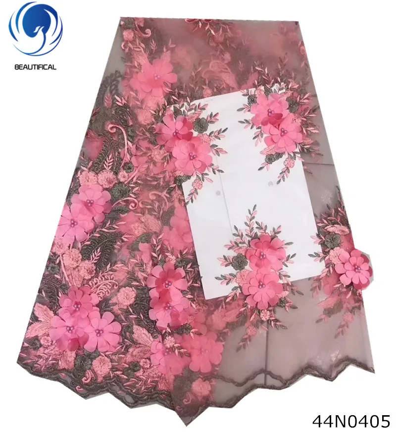 Beautifical peach color lace 3d africa lace 3d flower embroidered pearls beaded french lace 5yards latest wedding clothing 44N04
Beautifical peach color lace 3d africa lace 3d flower embroidered pearls beaded french lace 5yards latest wedding clothing 44N04