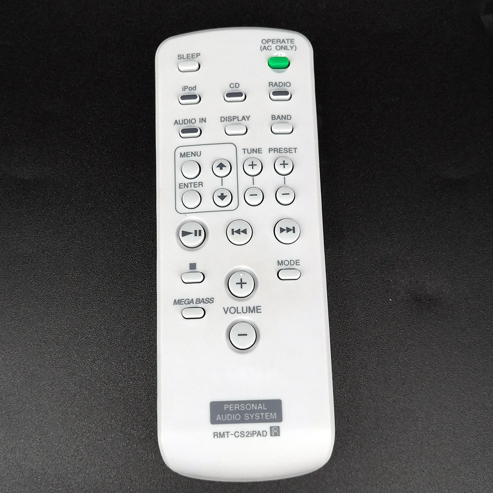 95%NEW Original For Sony RMT-CS2iPAD For ZS-S2IP ZS-S4IP Personal Audio System Remote Control
95%NEW Original For Sony RMT-CS2iPAD For ZS-S2IP ZS-S4IP Personal Audio System Remote Control