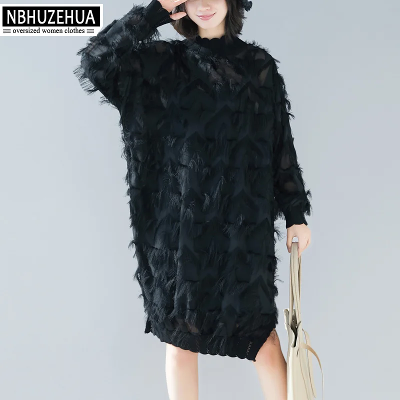 NBHUZEHUA Women Party Dress Black Elegant Long Sleeve Turtleneck Lace Dress Plus Size Black Dresses Spring 2019 4XL 5XL 19-A135
NBHUZEHUA Women Party Dress Black Elegant Long Sleeve Turtleneck Lace Dress Plus Size Black Dresses Spring 2019 4XL 5XL 19-A135