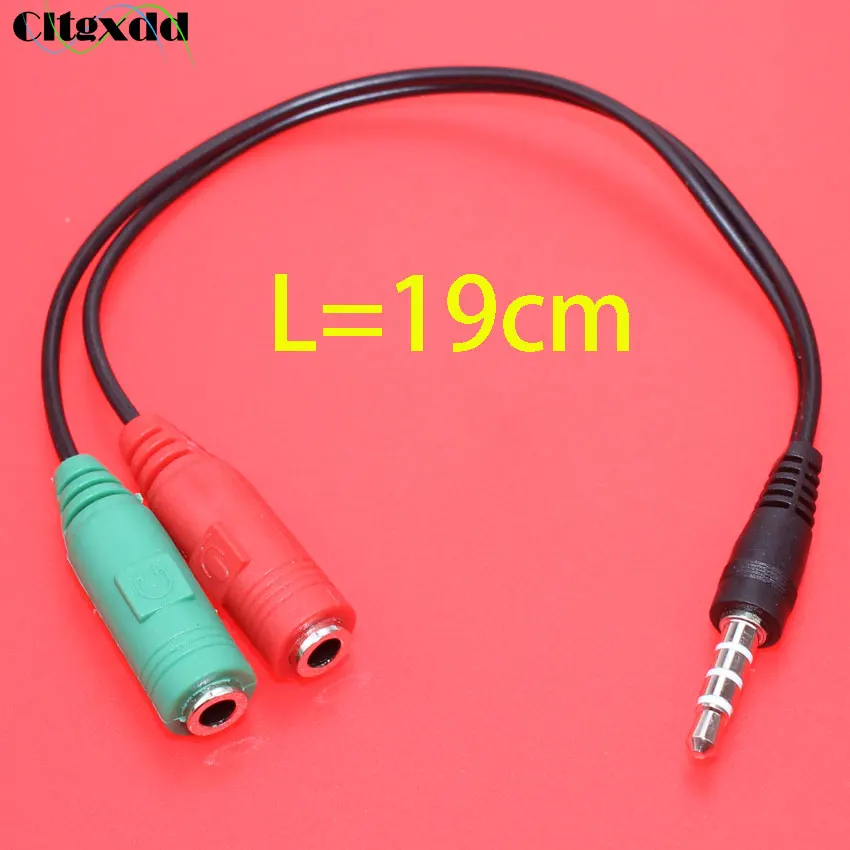 Y Splitter Adapter Cable 3.5mm 1 Male to 2 Female Stereo Audio Headphone Mic Adapter For mobile, flat, single tone hole notebook
Y Splitter Adapter Cable 3.5mm 1 Male to 2 Female Stereo Audio Headphone Mic Adapter For mobile, flat, single tone hole notebook