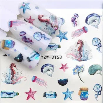 YWK 1PC Nail Stickers Animal Series Water Decal Animal Flower Plant Pattern 3D Manicure Sticker Nail Art Decoration
YWK 1PC Nail Stickers Animal Series Water Decal Animal Flower Plant Pattern 3D Manicure Sticker Nail Art Decoration