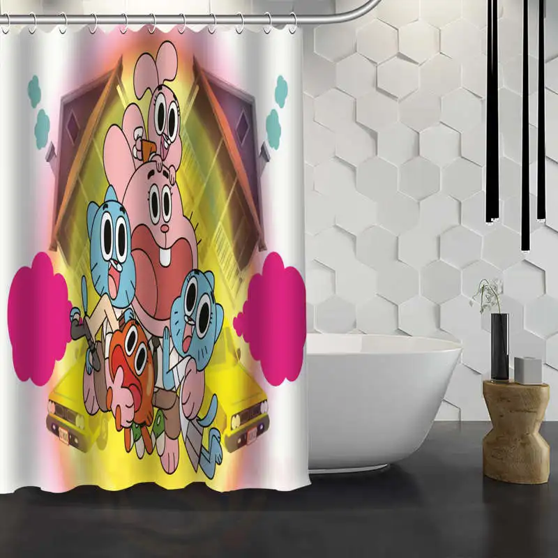 Custom The Amazing World of Gumball Shower Curtain With Hooks Fabric Bathroom Curtain eco-friendly Waterproof shower curtain
Custom The Amazing World of Gumball Shower Curtain With Hooks Fabric Bathroom Curtain eco-friendly Waterproof shower curtain