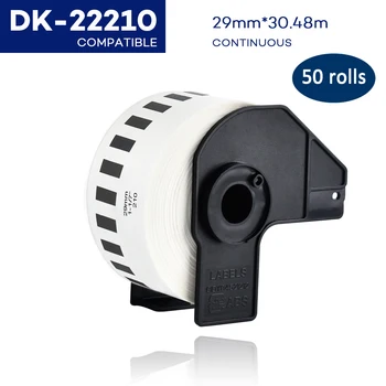 CIDY 50 rolls for Brother DK-22210 DK22210 DK-2210 DK210 Compatible Labels Brother Labels Continuous Paper Labels DK 22210
CIDY 50 rolls for Brother DK-22210 DK22210 DK-2210 DK210 Compatible Labels Brother Labels Continuous Paper Labels DK 22210