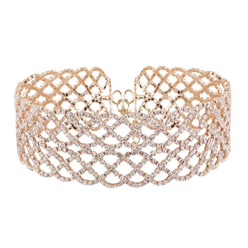 New Rhinestone Choker Necklace For Women Fashion Crystal Statement Choker Collar Chunky Necklace Colliers Wedding Jewelry Colar
New Rhinestone Choker Necklace For Women Fashion Crystal Statement Choker Collar Chunky Necklace Colliers Wedding Jewelry Colar