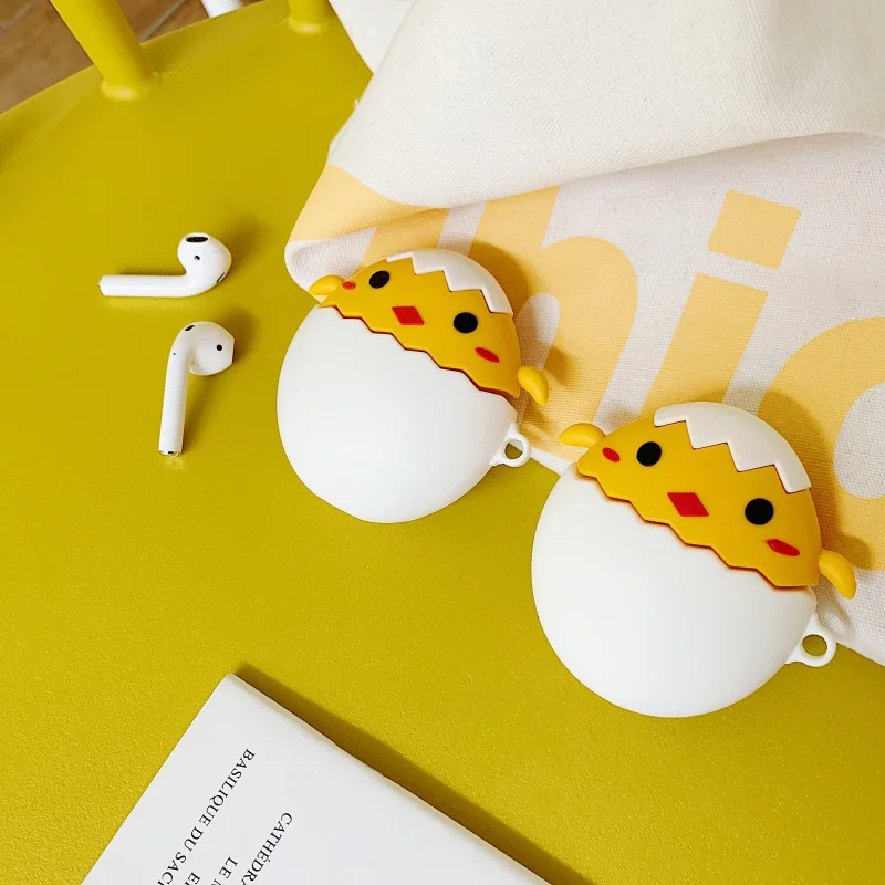 3D Cute Earphone Case for Airpods Case Soft Silicone Chick Egg Headphone Protective Cover for Apple Airpods 1 2 For Earpods Case
3D Cute Earphone Case for Airpods Case Soft Silicone Chick Egg Headphone Protective Cover for Apple Airpods 1 2 For Earpods Case