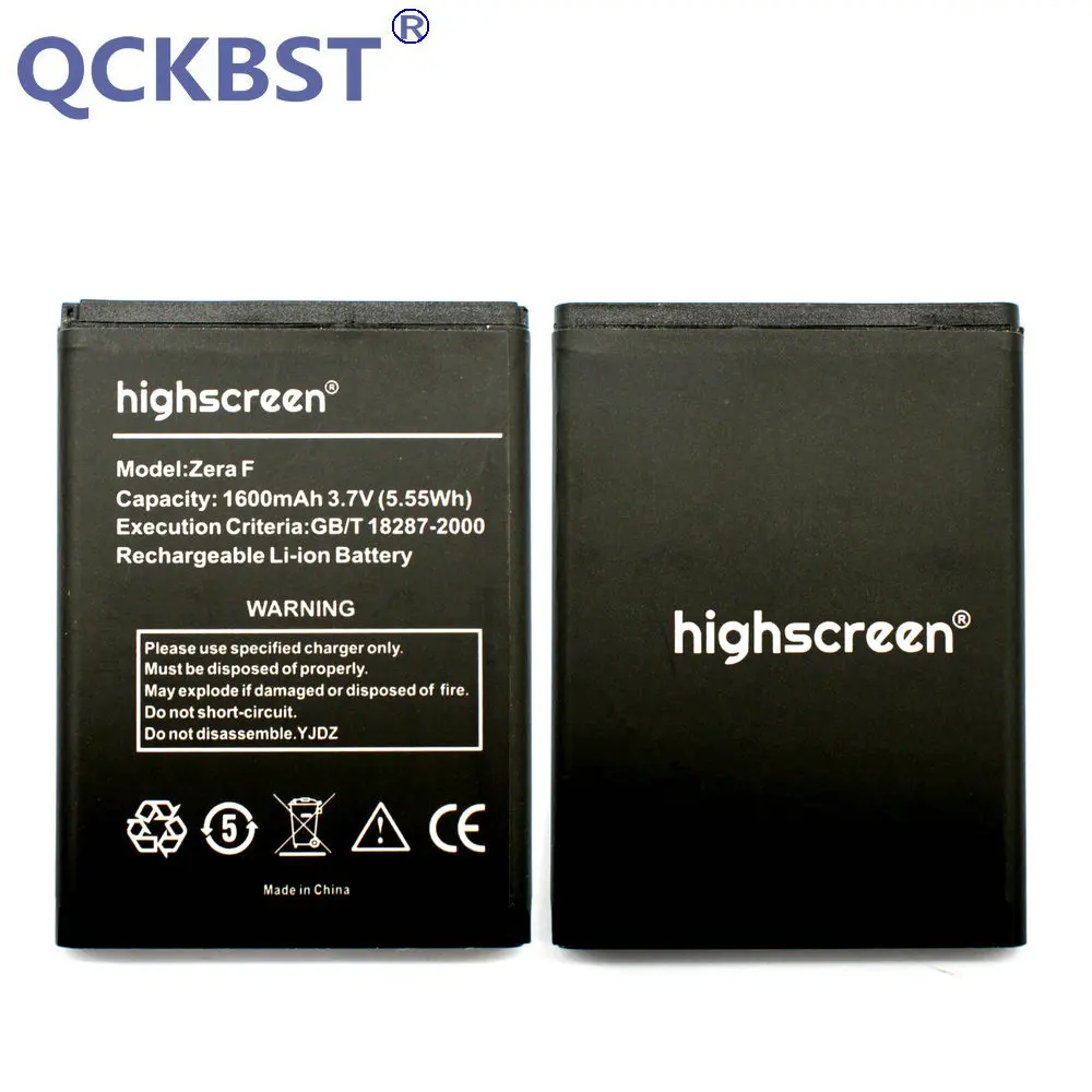 New 1600mAh High Quality Battery For Highscreen Zera F rev.B Phone In stock Tracking code
New 1600mAh High Quality Battery For Highscreen Zera F rev.B Phone In stock Tracking code