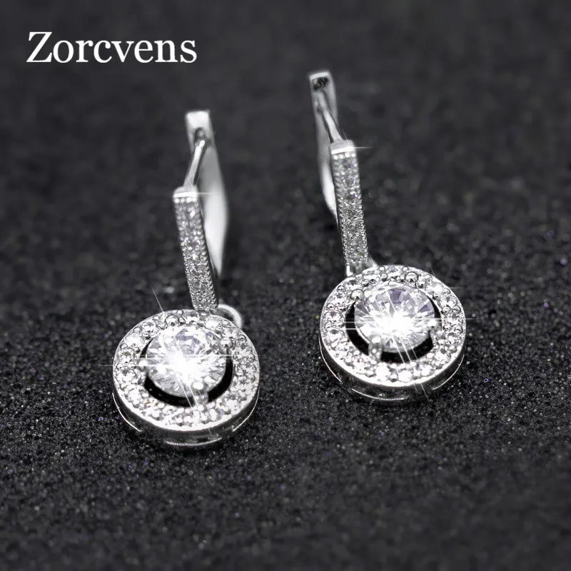 ZORCVENS Top Grade CZ White Gold Color Drop Earrings For Women Anti-allergic Jewelry Boucle D'oreille
ZORCVENS Top Grade CZ White Gold Color Drop Earrings For Women Anti-allergic Jewelry Boucle D'oreille
