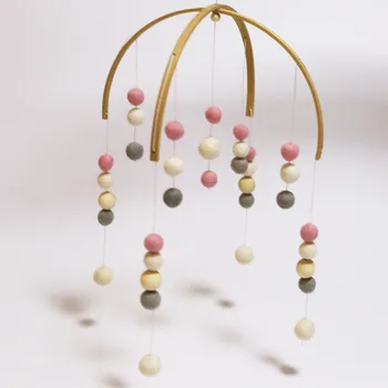 Nursery Wool Felt Balls Wooden Peal Baby Girl Mobile Decor Hanging Art Mobile Baby Chandelier Photography Props Newborn Gift
Nursery Wool Felt Balls Wooden Peal Baby Girl Mobile Decor Hanging Art Mobile Baby Chandelier Photography Props Newborn Gift