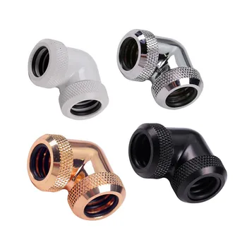 90 Degree Adapter Fittings Female To Female G1/4 Thread Removable Rigid Pipe Hand Compression Fitting For OD 14mm Hard Tube 
90 Degree Adapter Fittings Female To Female G1/4 Thread Removable Rigid Pipe Hand Compression Fitting For OD 14mm Hard Tube