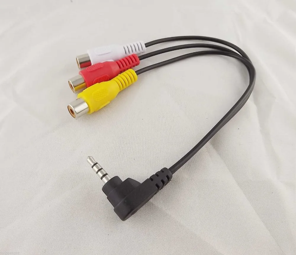 1pc 3.5mm 1/8" Mini Male Stereo Right to 3 RCA Female Audio Video AV Adapter Cable 22cm
1pc 3.5mm 1/8" Mini Male Stereo Right to 3 RCA Female Audio Video AV Adapter Cable 22cm