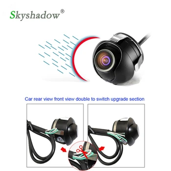 

wireless CCD Car Rear View Camera Front View Double To Switch Upgrade Section Parking Camera 360 Degree Rotation night vision