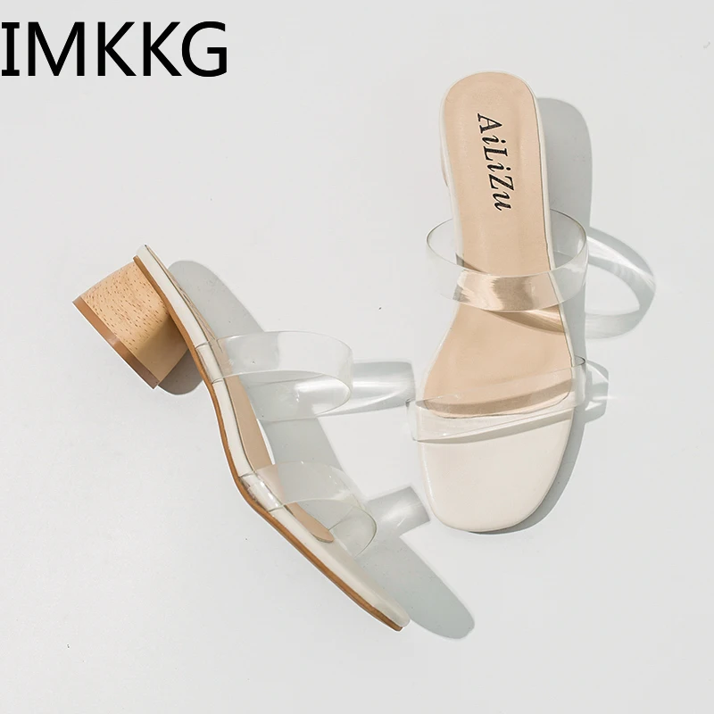 PVC Jelly Sandals Crystal Open Toe Med Heels Women Shoes Woman Transparent Slip On Casual Sandals Pumps Female Sandals A00316
PVC Jelly Sandals Crystal Open Toe Med Heels Women Shoes Woman Transparent Slip On Casual Sandals Pumps Female Sandals A00316