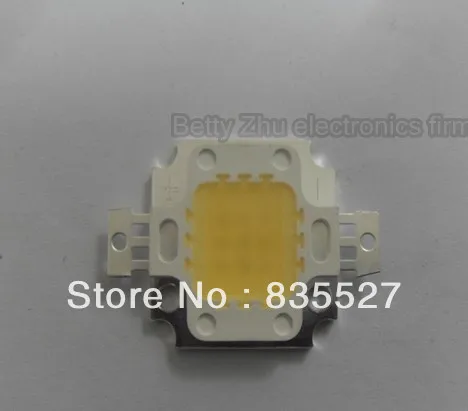 

10pcs/lot 10W high power integrated light source LED lamp beads 35 * 35MIL 900-1000LM 3000-3200K warm white
