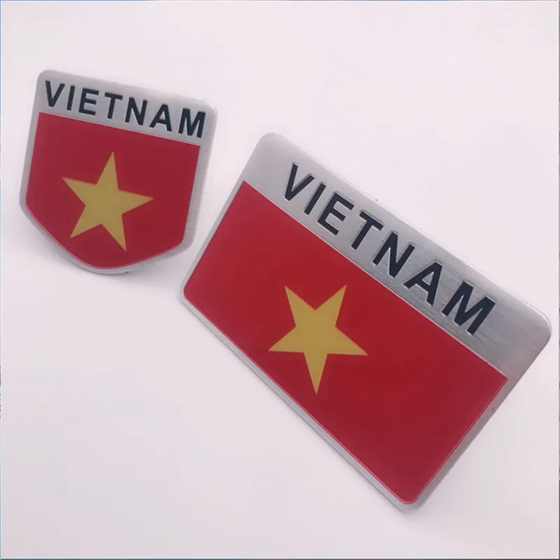 Automobile Motorcycle Exterior Accessories Vietnam National Flag Aluminum Alloy Car Stickers
Automobile Motorcycle Exterior Accessories Vietnam National Flag Aluminum Alloy Car Stickers