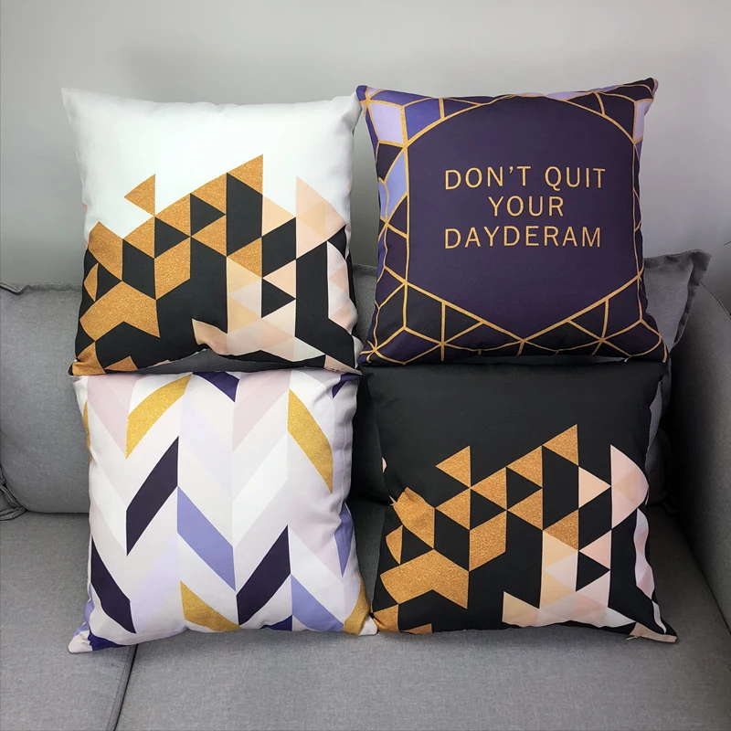 Nordic Style Geometric Cushion Cover Polyester Pillow Case Black And White Home Decorative Pillows Cover For Sofa Car
Nordic Style Geometric Cushion Cover Polyester Pillow Case Black And White Home Decorative Pillows Cover For Sofa Car