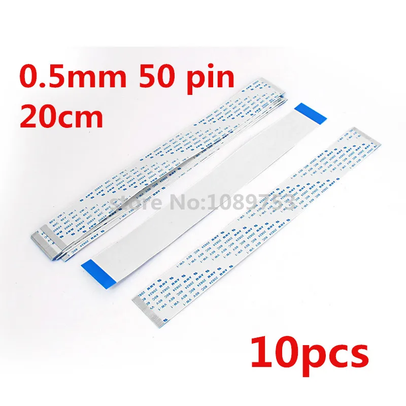 10pcs 20cm-0.5mm-50P AWM 20624 200mm Length 0.5mm Pitch 50Pin Isotropy Flexible Flat Cable FFC / FPC
10pcs 20cm-0.5mm-50P AWM 20624 200mm Length 0.5mm Pitch 50Pin Isotropy Flexible Flat Cable FFC / FPC