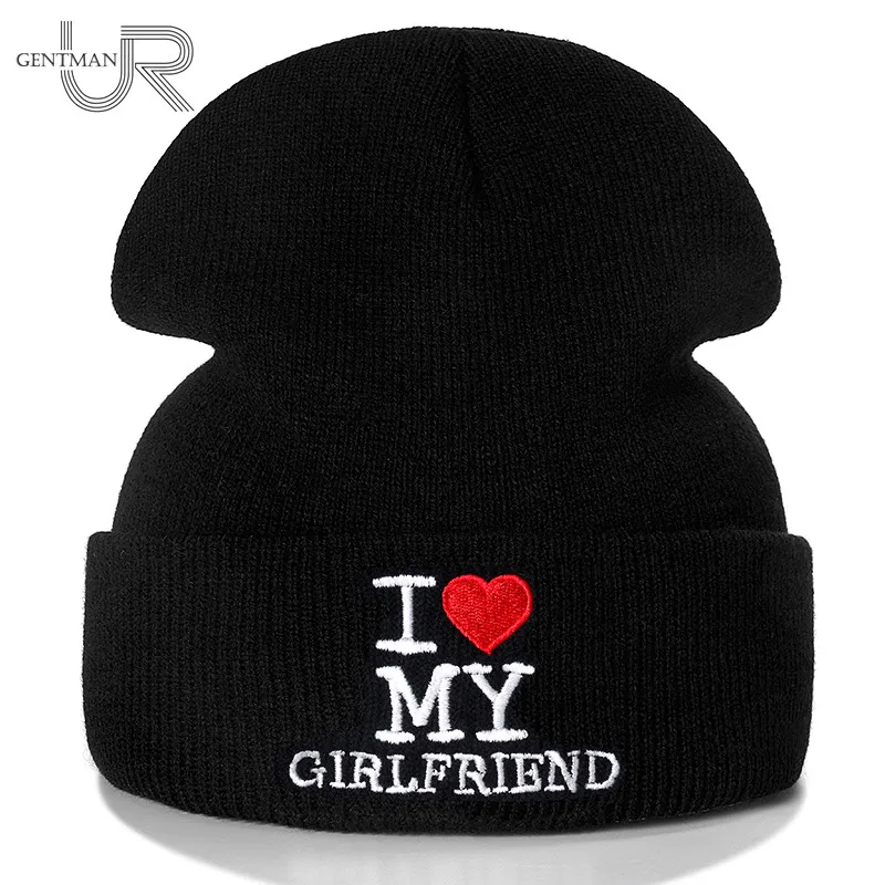 New Couple Beanie Hat I LOVE MY GIRLFRIEND Letter Casual Winter Hats For Men Women Warm Knitted Hat Fashion Solid Beanie Cap
New Couple Beanie Hat I LOVE MY GIRLFRIEND Letter Casual Winter Hats For Men Women Warm Knitted Hat Fashion Solid Beanie Cap