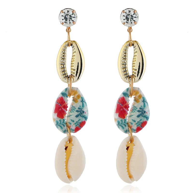 Natrual Colorful Shell Drop Earrings Bohemian Beads Charm Beach Earring for Woman Girs Jewelry Gift New Fashion
Natrual Colorful Shell Drop Earrings Bohemian Beads Charm Beach Earring for Woman Girs Jewelry Gift New Fashion