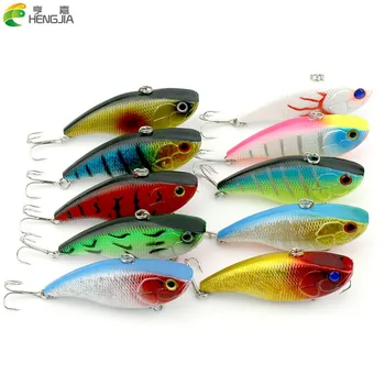 

100pcs 7.5cm 18g hard game vib fishing lures crank bass wobbler pike carp trout perch peche fishing baits pesca fishing tackles