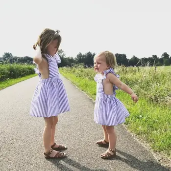 INS Girls Baby Striped Backless With Fly Sleeve Princess Simple Casual Blue Color Color Dresses
INS Girls Baby Striped Backless With Fly Sleeve Princess Simple Casual Blue Color Color Dresses