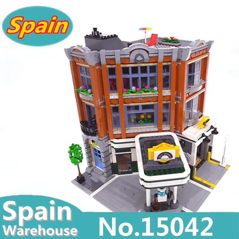 15042 City Street View Corner Garage Car Repair Station 2596Pcs Creator Expert Architecture Building Blocks Set Compatible 10264
15042 City Street View Corner Garage Car Repair Station 2596Pcs Creator Expert Architecture Building Blocks Set Compatible 10264