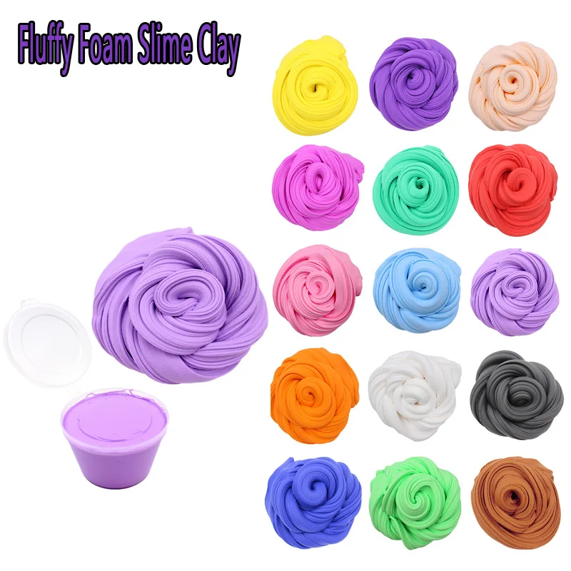 16 Color Fluffy Foam Slime Clay Ball Toy 3D DIY Soft Cotton Slime Ball Kit Jouet Children Magic Intelligent Plasticine Toys
16 Color Fluffy Foam Slime Clay Ball Toy 3D DIY Soft Cotton Slime Ball Kit Jouet Children Magic Intelligent Plasticine Toys