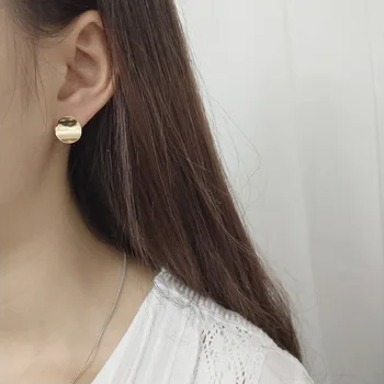 Punk 18K Yellow Gold Plated 100% Authentic 925 Sterling silver Geometric Stud Earrings Fine jEWELRY E141 
Punk 18K Yellow Gold Plated 100% Authentic 925 Sterling silver Geometric Stud Earrings Fine jEWELRY E141