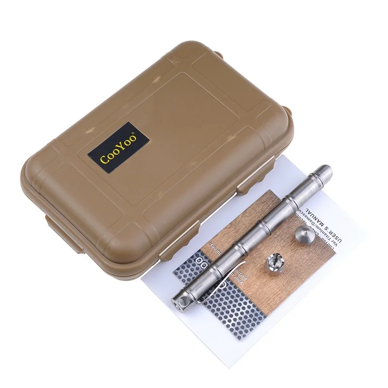 Titanium Alloy Cool Bamboo Cool Stick Multifunctional EDC Tactical Pen Defense Tool
Titanium Alloy Cool Bamboo Cool Stick Multifunctional EDC Tactical Pen Defense Tool