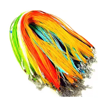 100pcs Mix Color Satin Ribbon String Cord Necklace Chains 18" Strap Wholesale Parts Jewelrys Making Supplies Bijoux Fittings NC3
100pcs Mix Color Satin Ribbon String Cord Necklace Chains 18" Strap Wholesale Parts Jewelrys Making Supplies Bijoux Fittings NC3