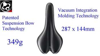 VELO ( FOURIERS NEW ) Bike Bicycle Saddle Vacuum Integration Molding Technology Patented Suspension Bow Technology 287 x 144mm
VELO ( FOURIERS NEW ) Bike Bicycle Saddle Vacuum Integration Molding Technology Patented Suspension Bow Technology 287 x 144mm