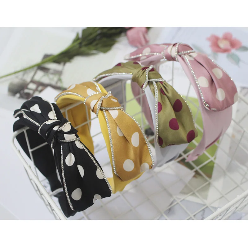 Fashion New Dot Big Ear hairband women top knotted headband female hair Hoop handmade Hair accessories
Fashion New Dot Big Ear hairband women top knotted headband female hair Hoop handmade Hair accessories