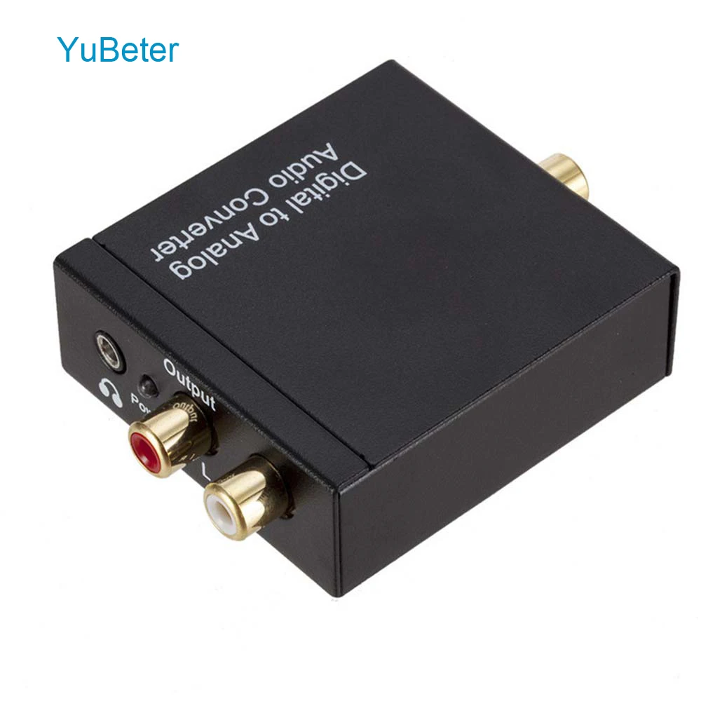 YuBeter Digital to Analog Audio Converter DAC Amplifier Decoder Optical Coaxial Toslink SPDIF Audio RCA Signal to Analog L/R 3.5
YuBeter Digital to Analog Audio Converter DAC Amplifier Decoder Optical Coaxial Toslink SPDIF Audio RCA Signal to Analog L/R 3.5